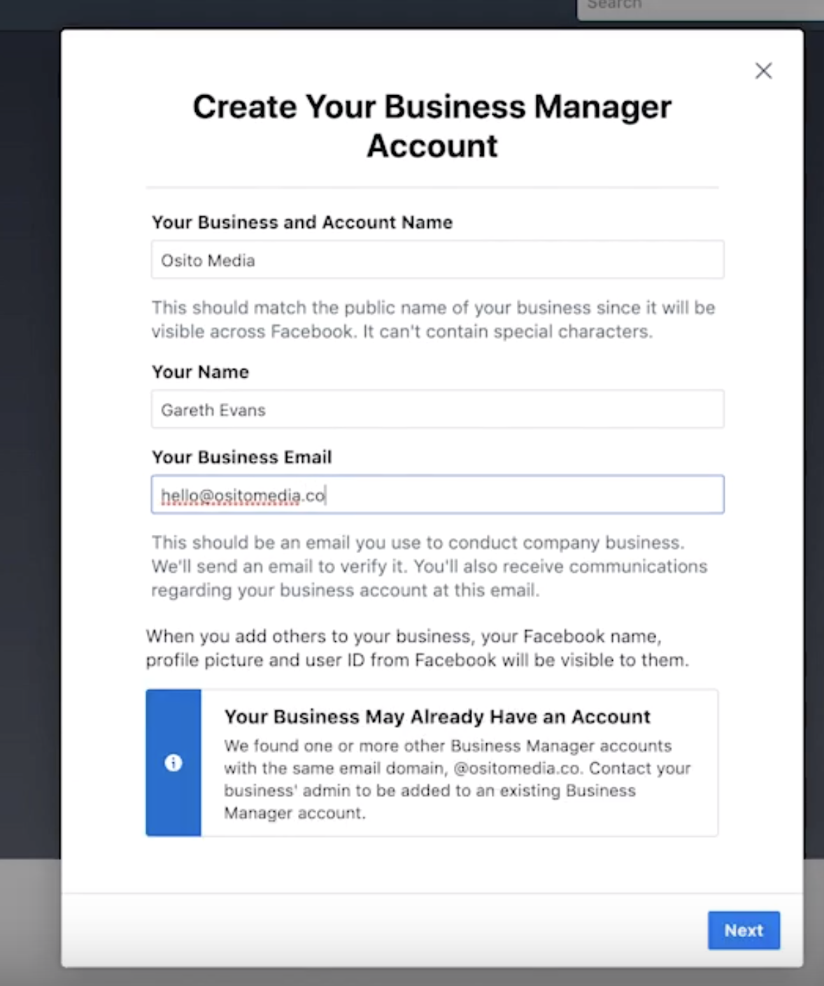 How to Set Up Facebook Business Manager Account